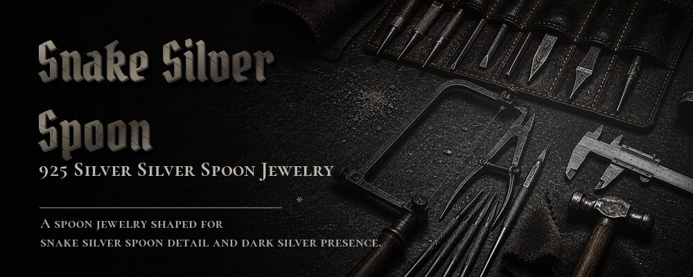 snake silver spoon 925 silver as listed jewelry workshop tools banner