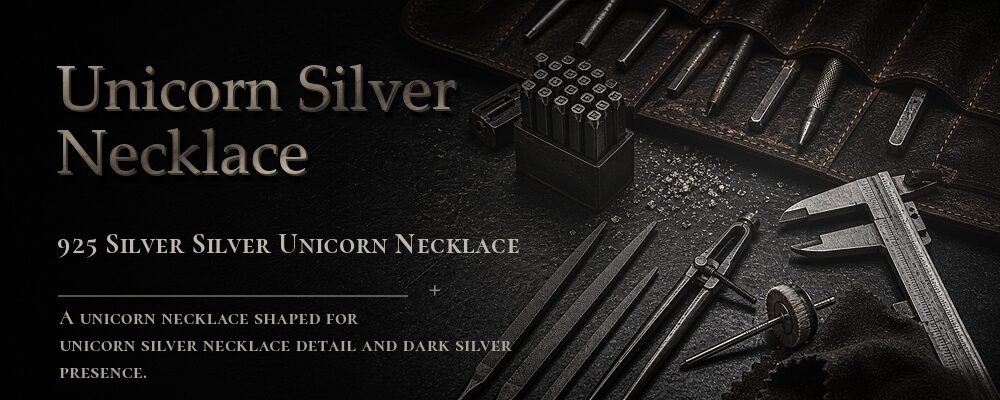 unicorn silver necklace 925 silver as listed jewelry workshop tools banner