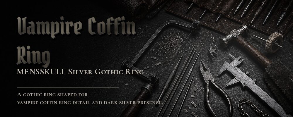 vampire coffin ring material details should be confirmed from the current product options jewelry workshop tools banner