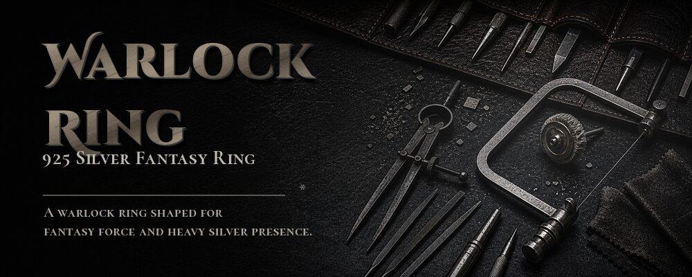 warlock ring 925 silver as listed jewelry workshop tools banner