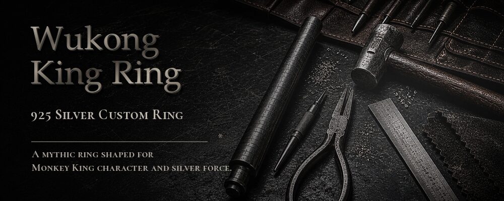 wukong monkey king ring 925 silver as listed metalsmith tools workshop banner