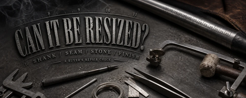 can sterling silver rings be resized guide with mandrel, saw frame, rawhide mallet, calipers, heat shields, and bench tools