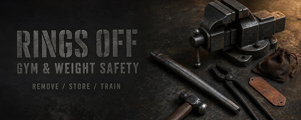 can you wear rings while working out safety guide with ring mandrel, vise, tongs, hammer, storage pouch, and metalsmith tools