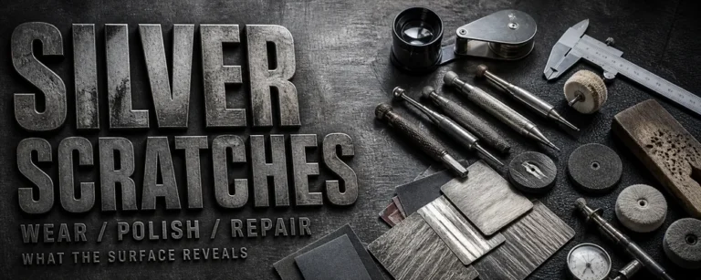 does sterling silver scratch easily guide with polishing wheels, burnishers, loupe, calipers, soft brushes, and workshop tools