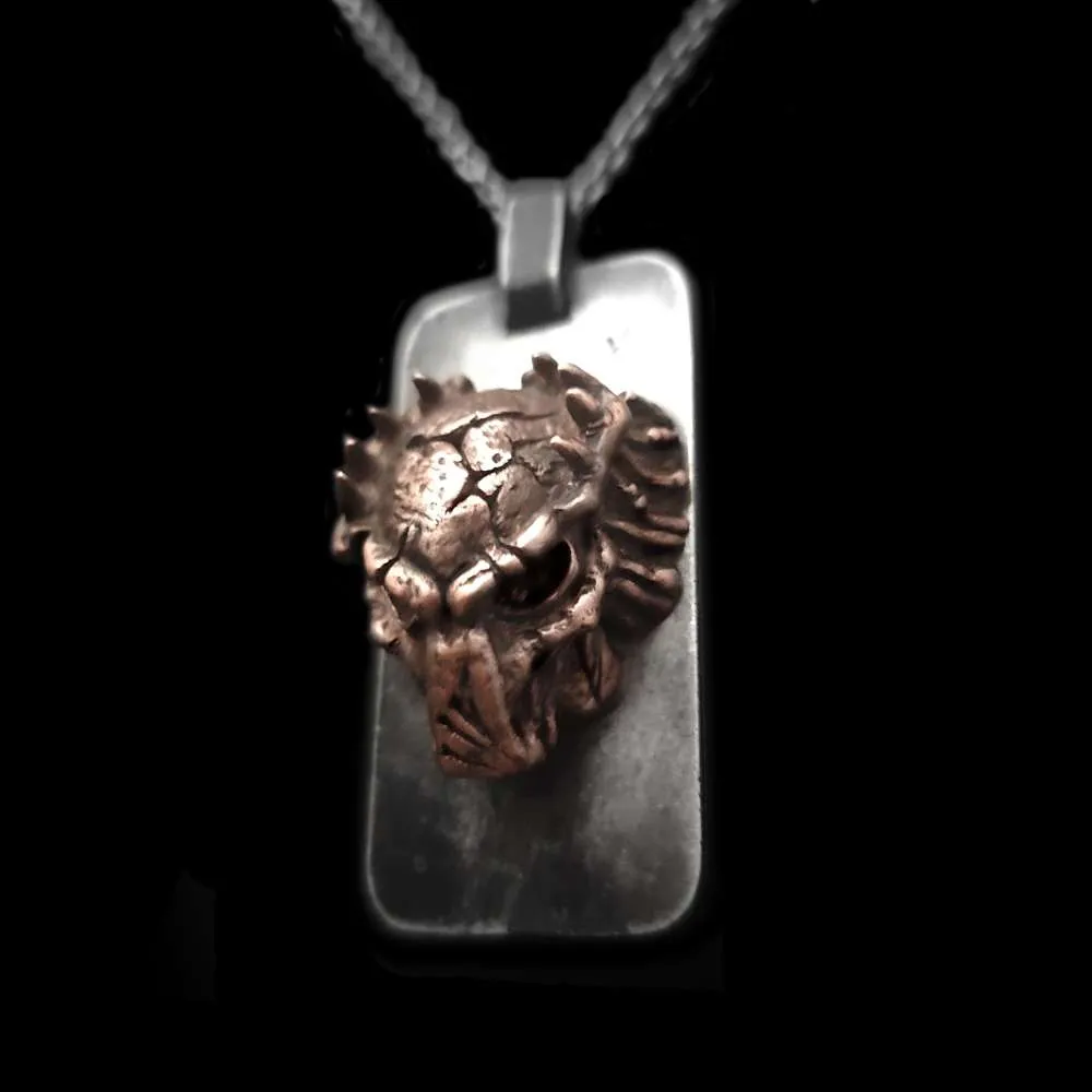 The Predator Pendant – Handmade 925 Silver Dog Tag Necklace