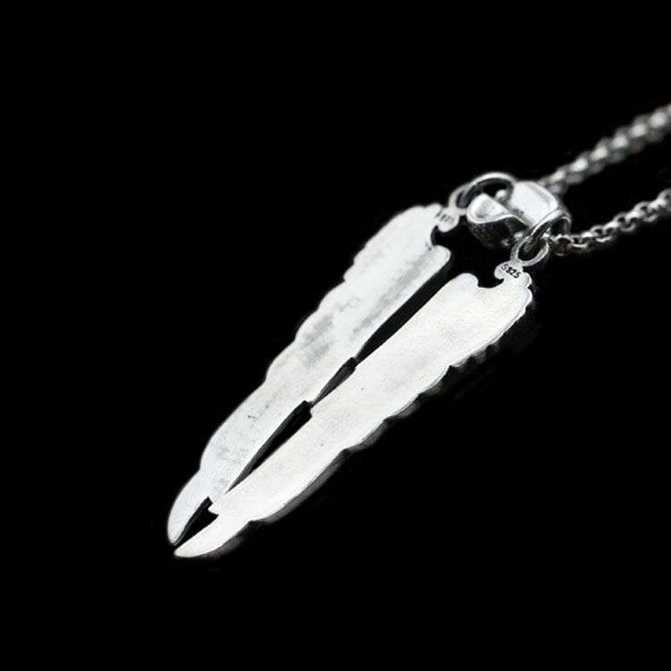 Skull Wing Pendant 925 Silver Skull necklace Pendant SSP57