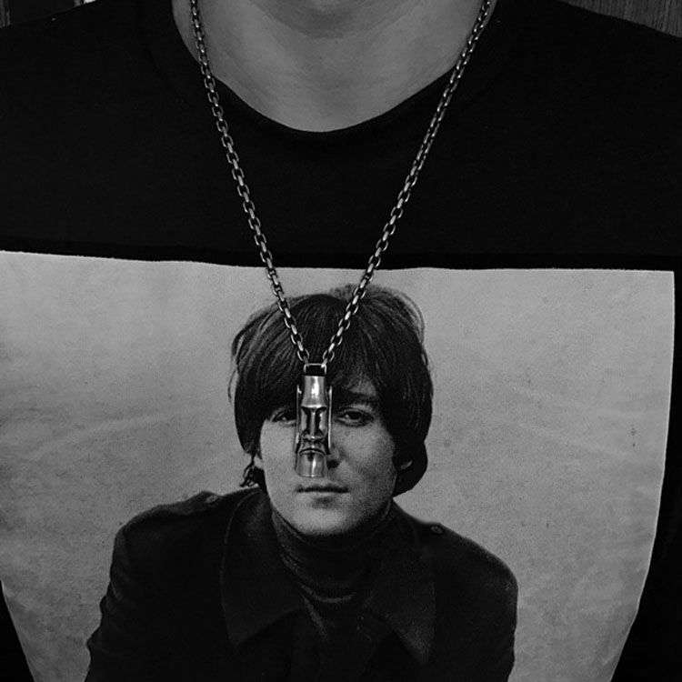 Moai Pendant Patron saint Rye Totem Pendant SSP74