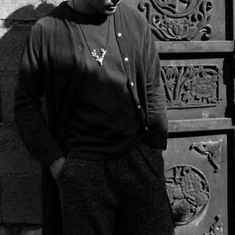 Deer head necklace pendant 925 Sterling Silver Christmas deer pendants SSP117