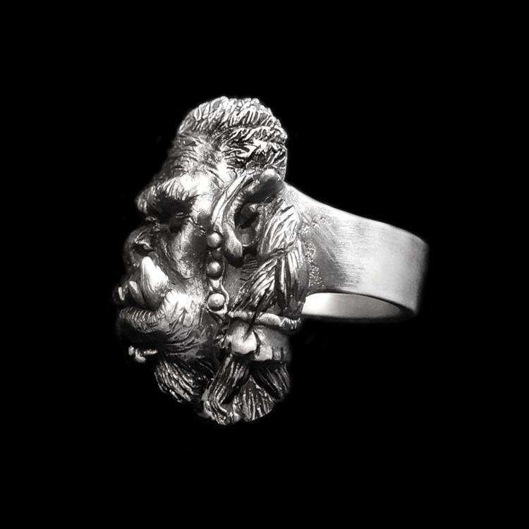 Chief of the frost wolf clan Durotan ring 925 Silver World of Warcraft Durotan rings