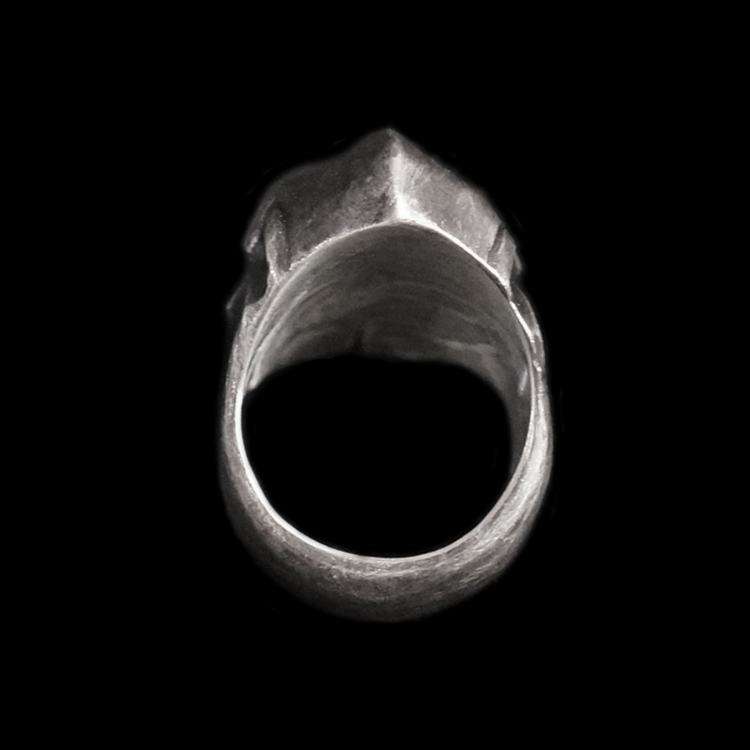 Mask Skull Ring 925 Silver Bold Expression of Attitude and Style