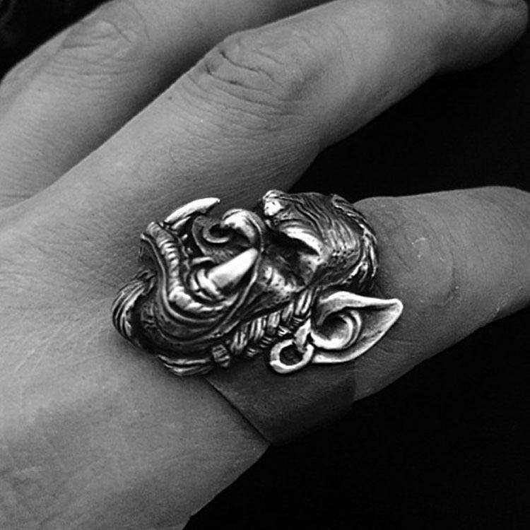 World of Warcraft ring |Wolf clan chiefs 925 silver rings