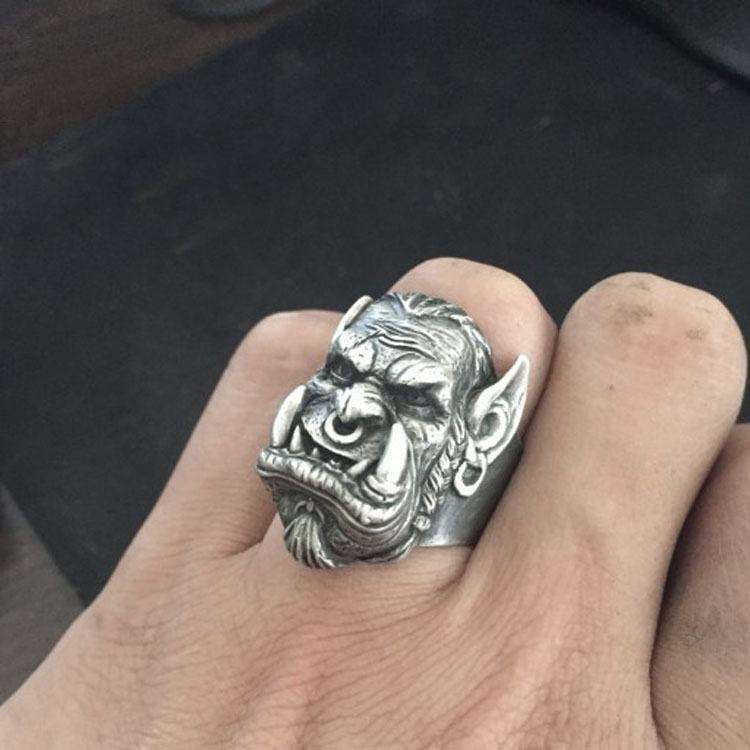 World of Warcraft ring |Wolf clan chiefs 925 silver rings