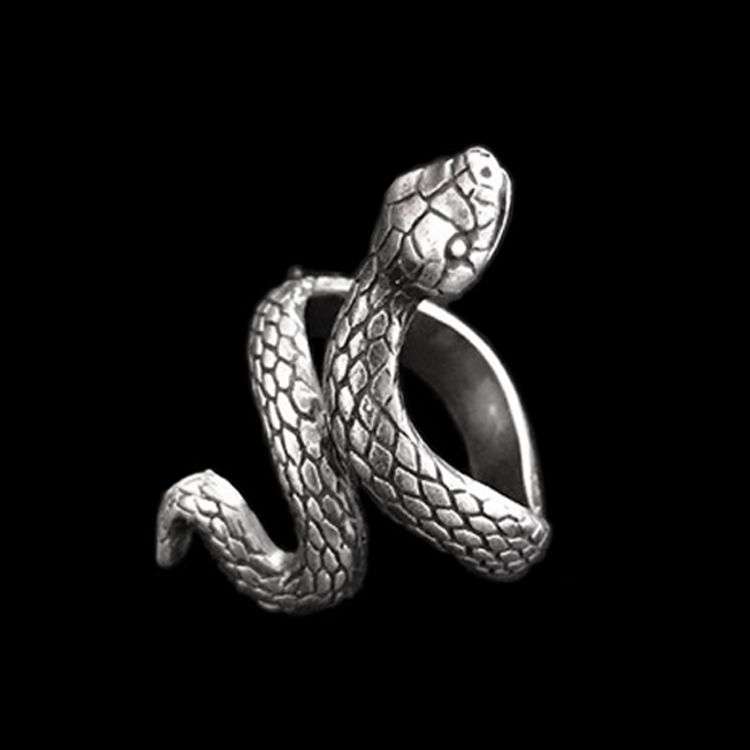 Snake ring Enduring Beauty925 silver mens snake ring