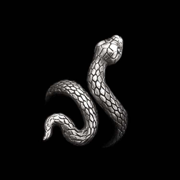 Snake ring Enduring Beauty925 silver mens snake ring