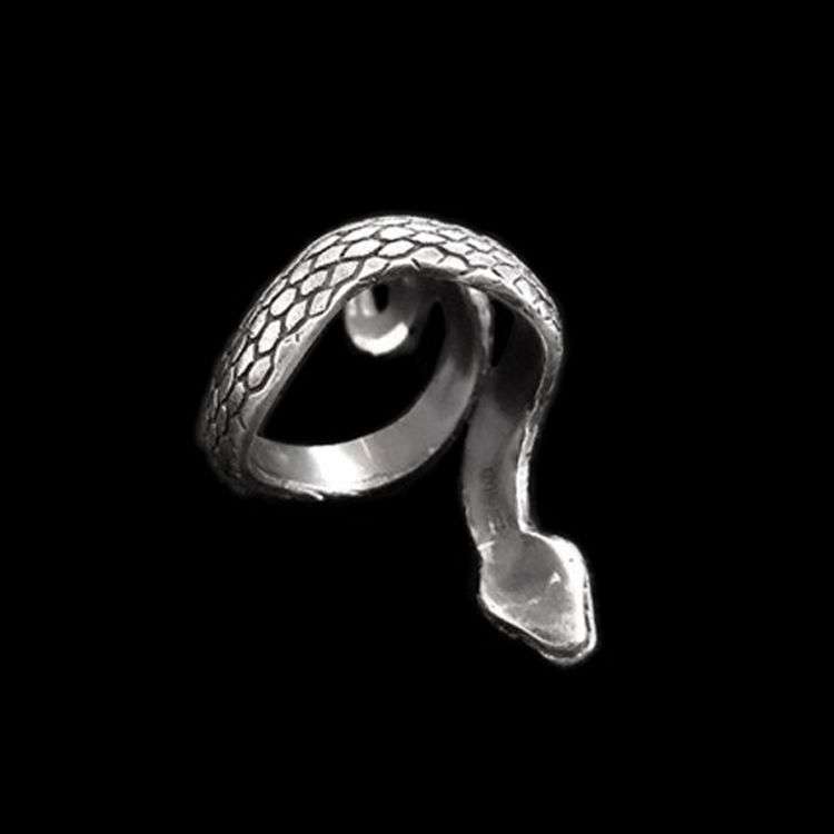 Snake ring Enduring Beauty925 silver mens snake ring