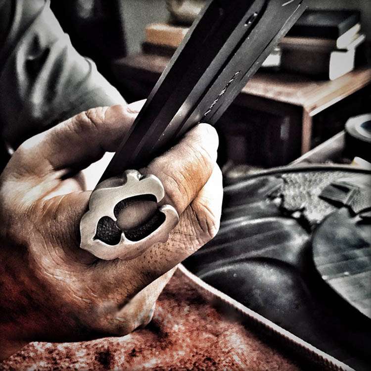 Lucky Horseshoe Ring 925 silver Horseshoe rings SSJ156