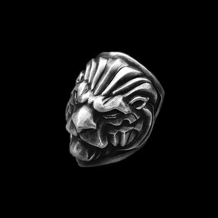 Lion shield ring 925 Sterling silver original Lion rings SSJ189