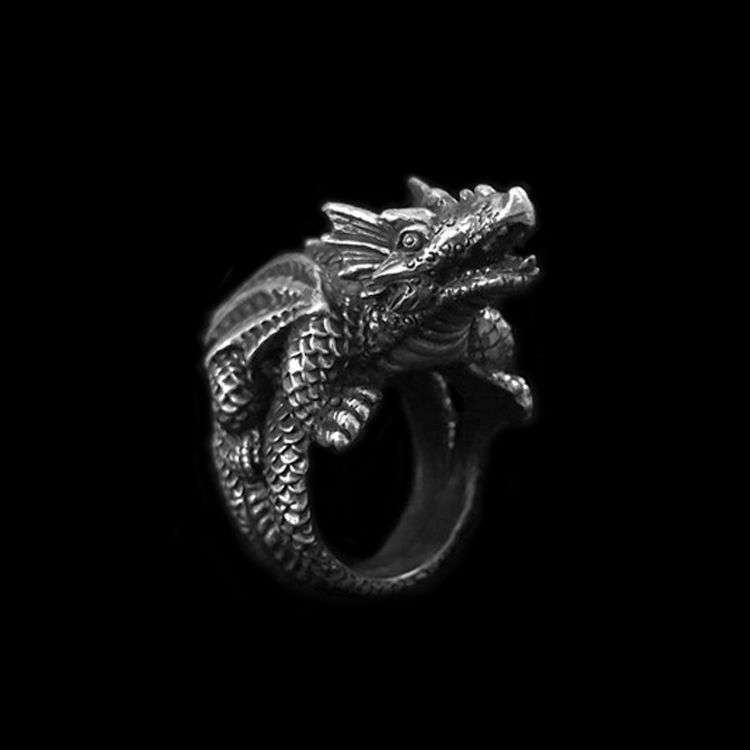 Pterosaur ring 925 Sterling silver Dinosaur rings