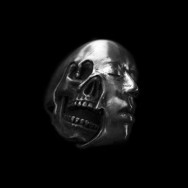 Dark souls rings 925 Silver struggling soul skull ring