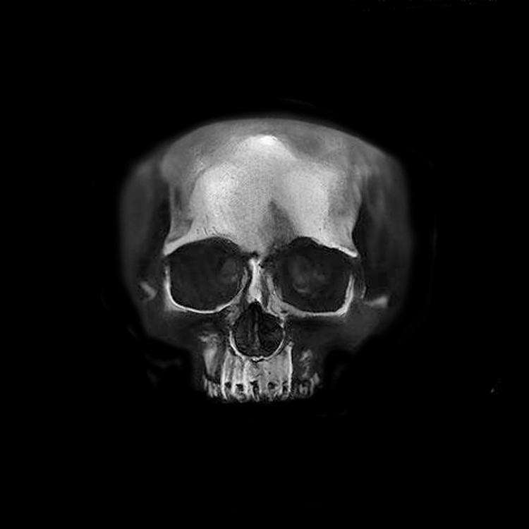 Realism Skull ring 925 silver No jaw Skull ring SSJ52