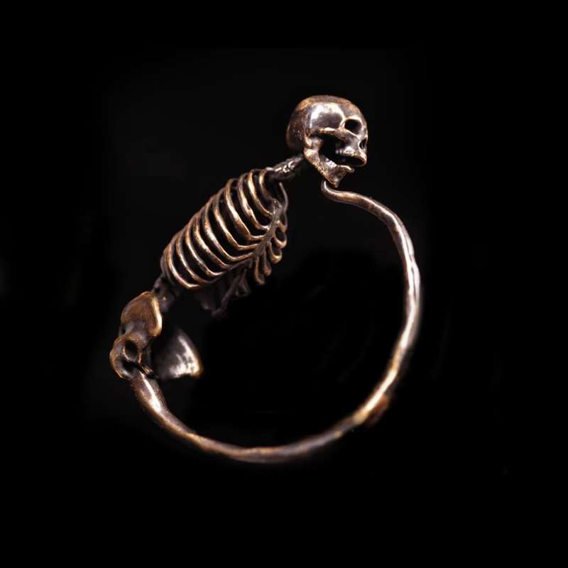 Skull keychains brass keychains