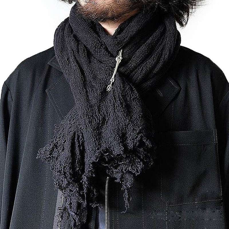 Bone brooch 925 silver skull pin mens brooch