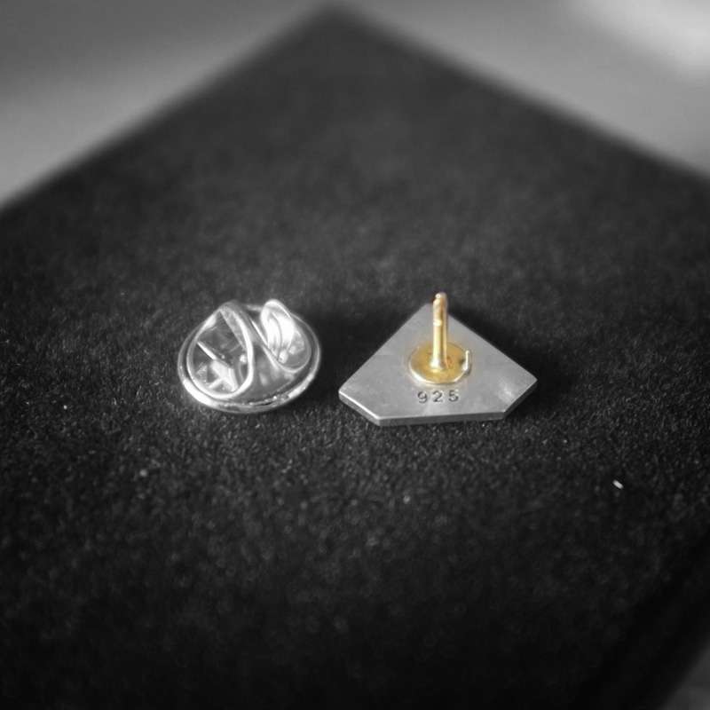 Superman brooch 925 silver brooches Bollar brooch Badge BRC-06