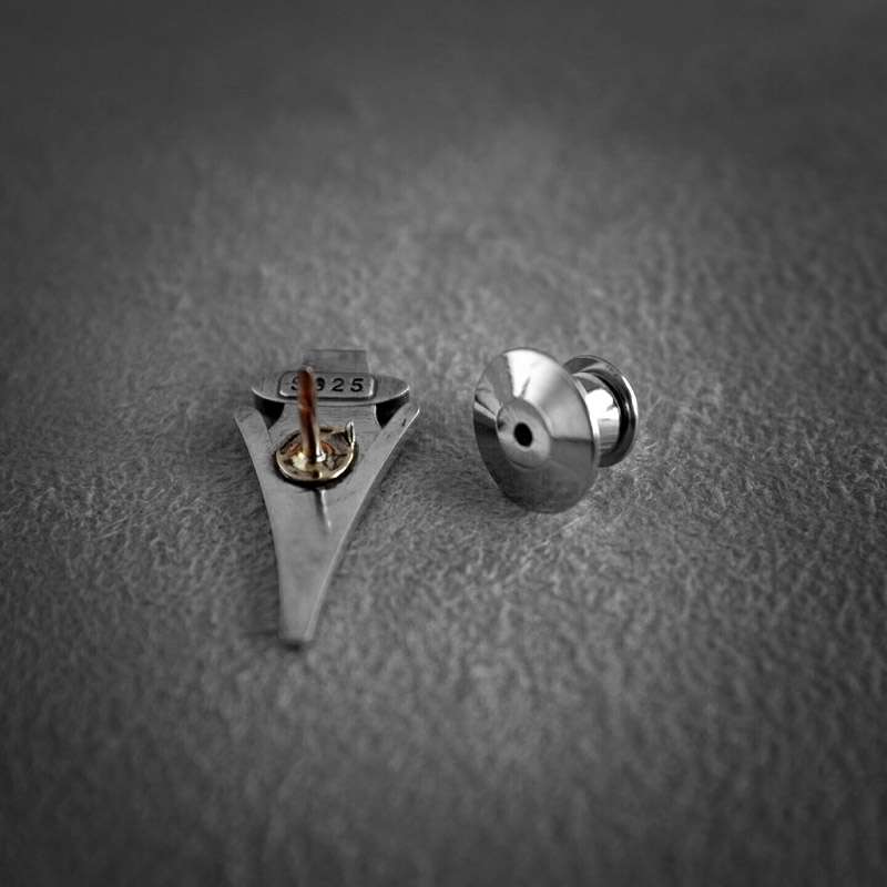 V for Vendetta brooch 925 silver brooches Bollar brooch Badge BRC-15