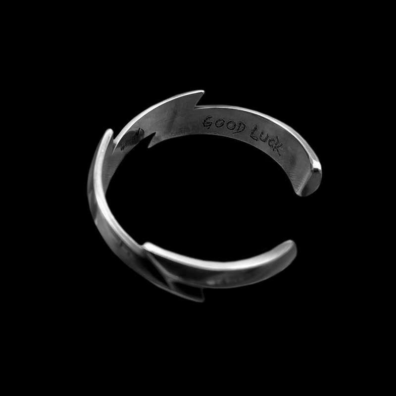 Lightning Bracelet 950 Sterling Silver symbol of strength Bracelets