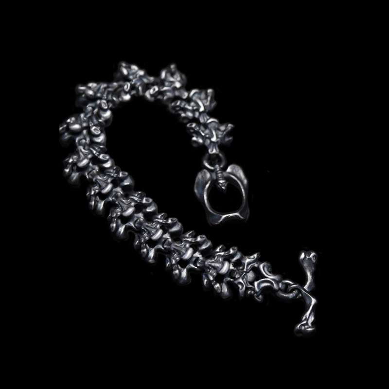 Skeleton Bracelet Handmade 925 silver Spine Bracelet
