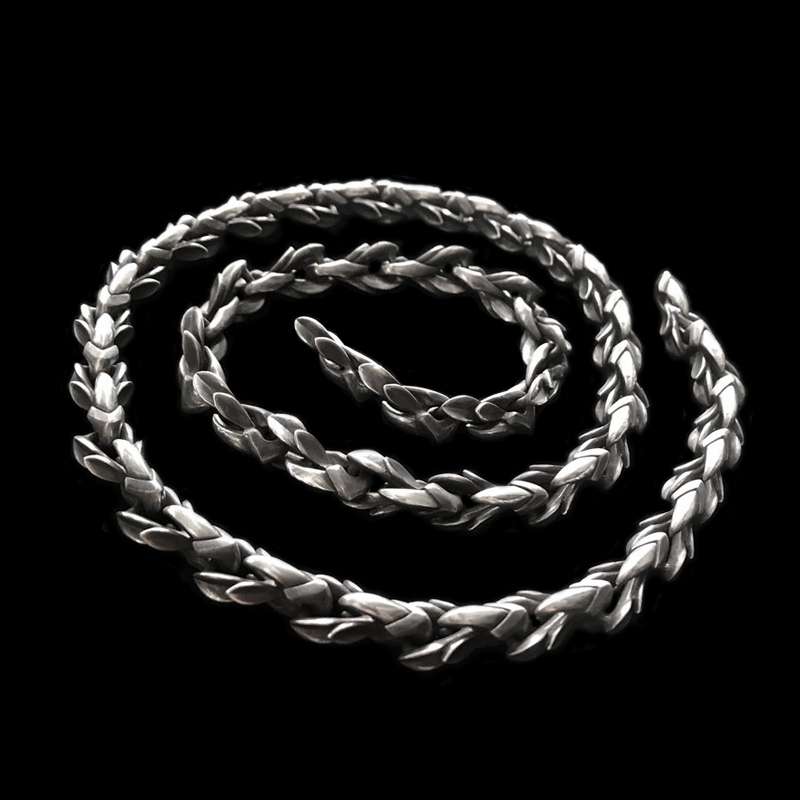 Silver Necklace for Men 925 silver Handmade Bloody Mary Glory necklace