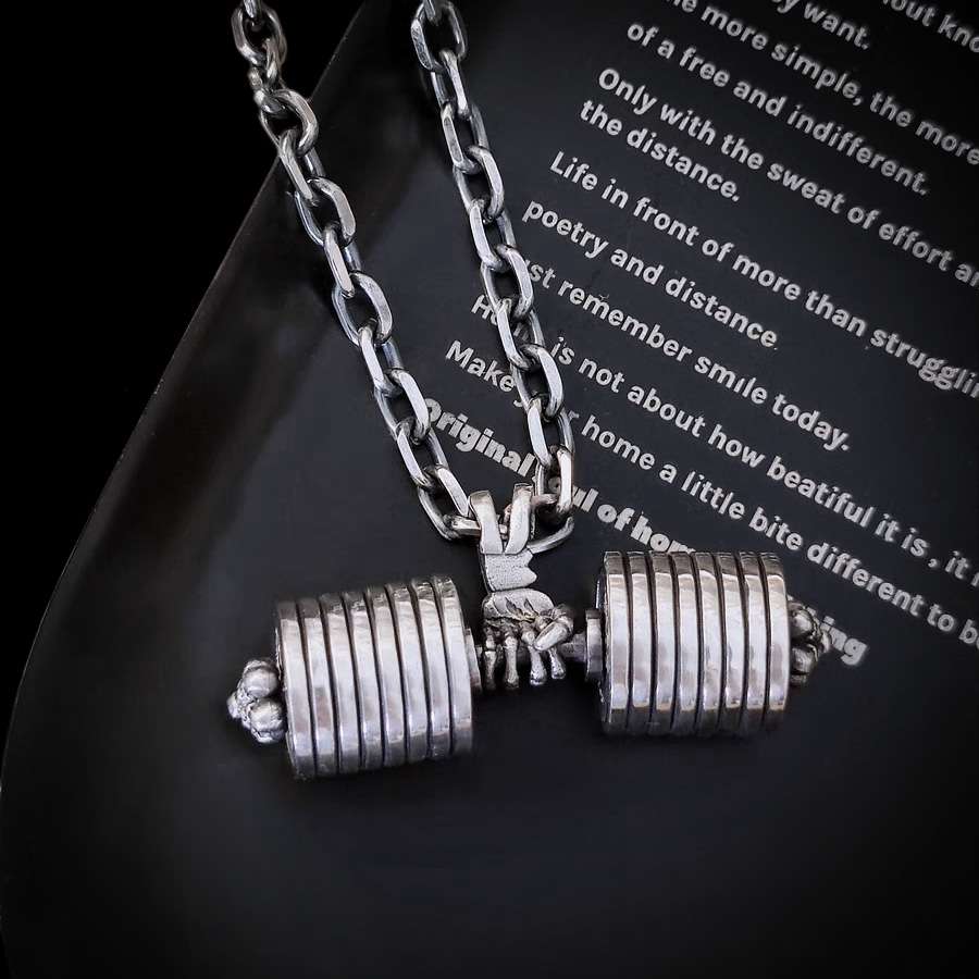 Dumbbell necklace That Can Inspire Your Unlimited Potential