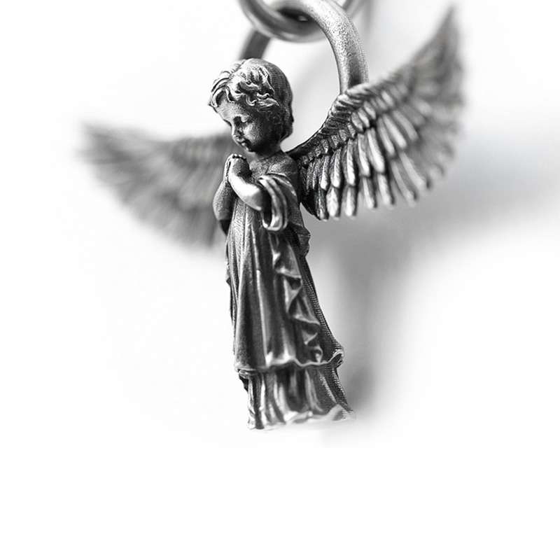 Angel pendant 925 Silver angel with wings Cupid pendant