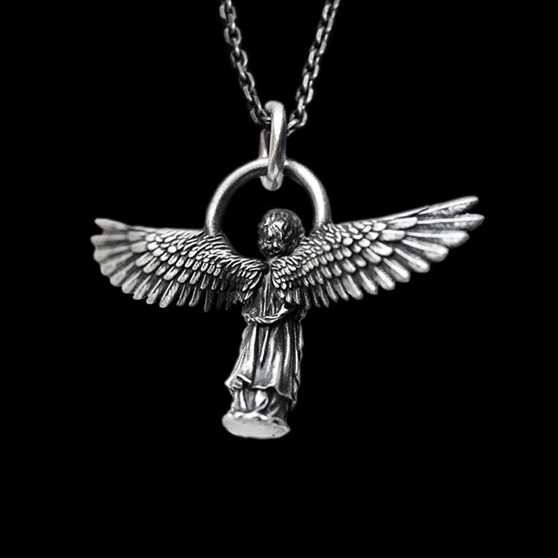 Angel pendant 925 Silver angel with wings Cupid pendant