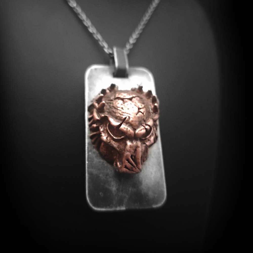 The Predator Pendant – Handmade 925 Silver Dog Tag Necklace