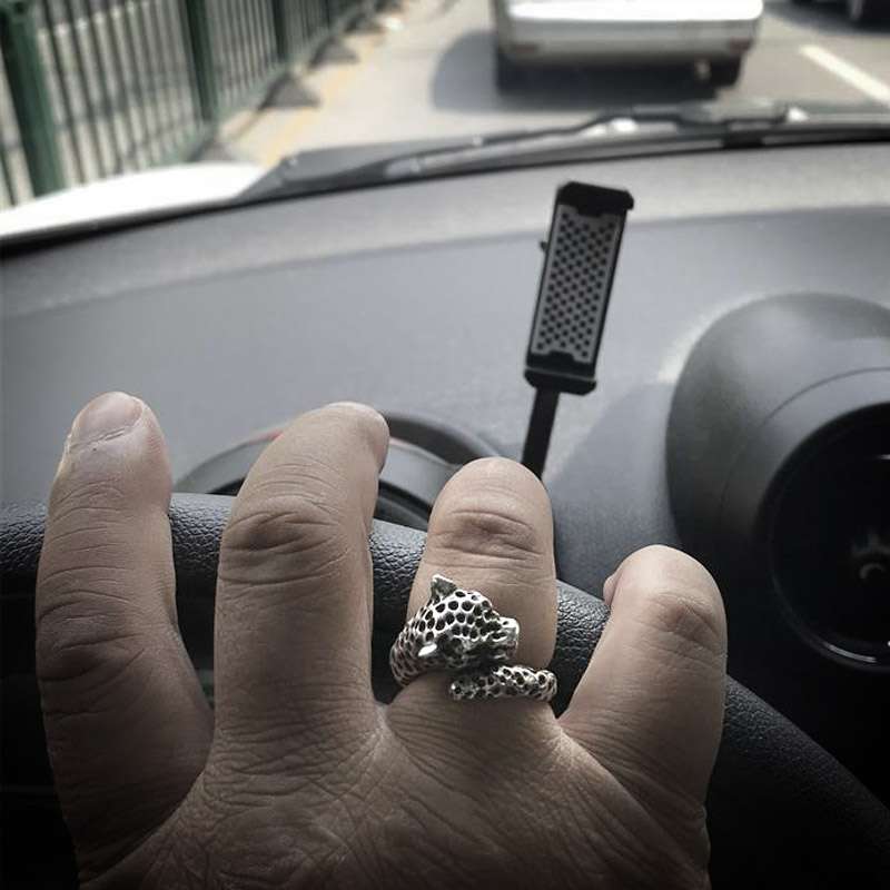 Leopard Head Rings Suitable for mens
