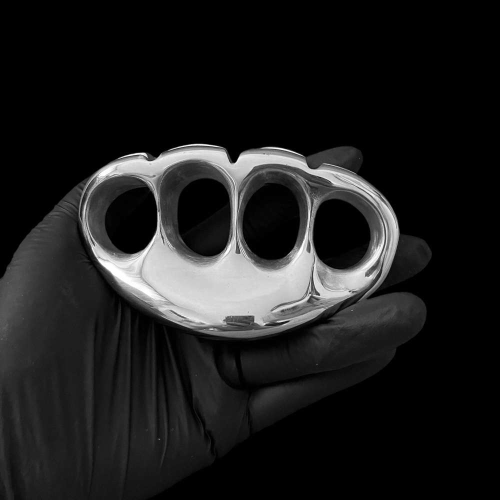 Four Finger Steel Knuckles - Combat 304 Stainless Solid Defense