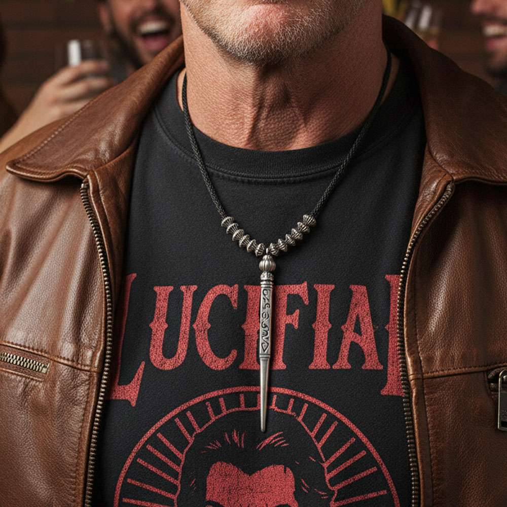 Amenadiel necklace Handmade Silver Lucifer Amenadiel Pendant