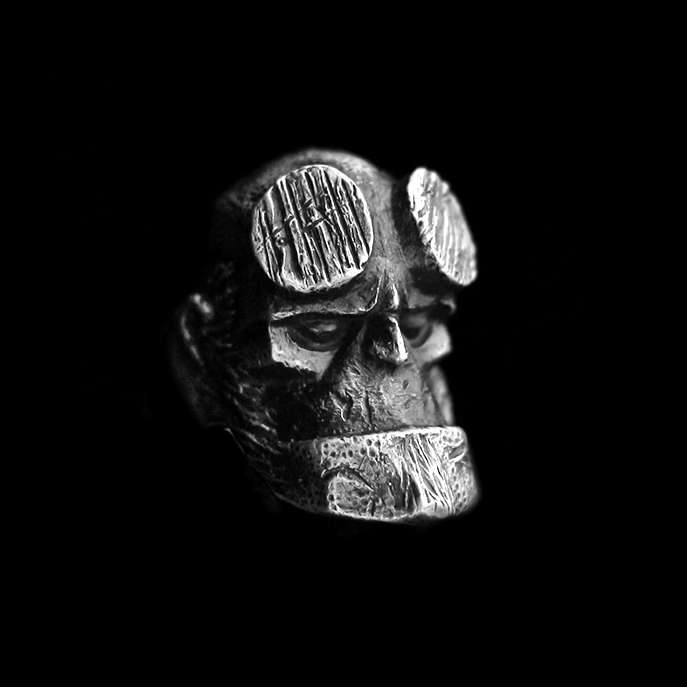 Hellboy Ring 925 Silver Comic Hells Baron rings