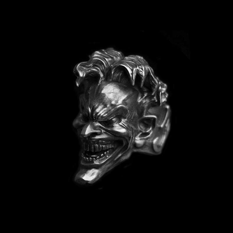 Joker Ring 925 Silver DC Joker rings SSJ276