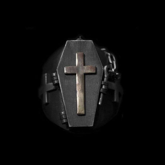 Will never change until death ring 925 Silver skull rings