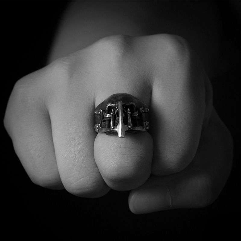 Mad max skull ring 925 Silver mad max rings