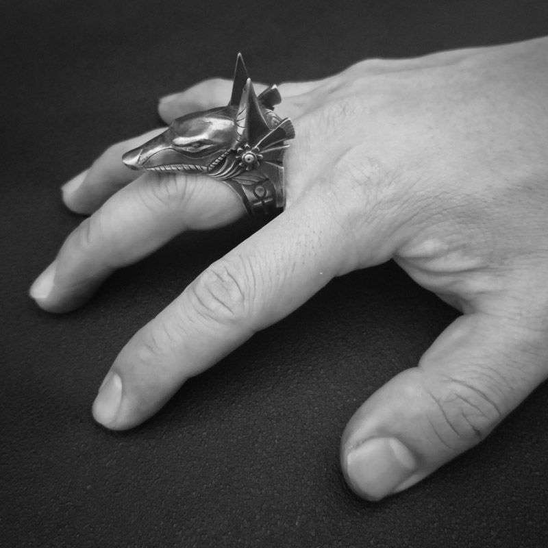 Anubis Ring for Men – A Symbol of Power and Mystique