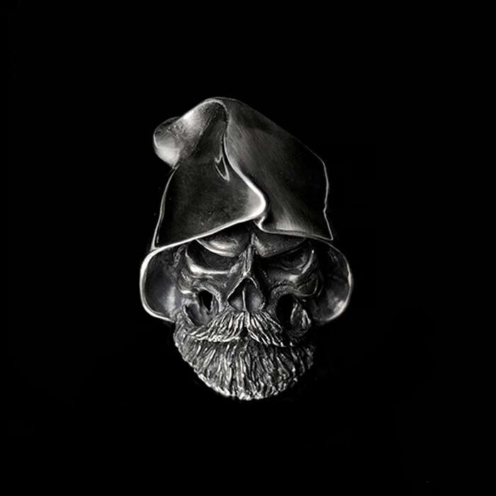 Unleash Your Style with Hat Covering Face Skull Rings