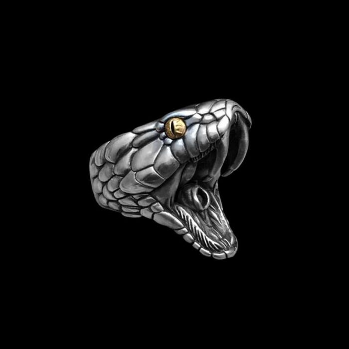Black mamba snake rings | Silver snake rings unlocking the Black Mamba Kobe Spirit