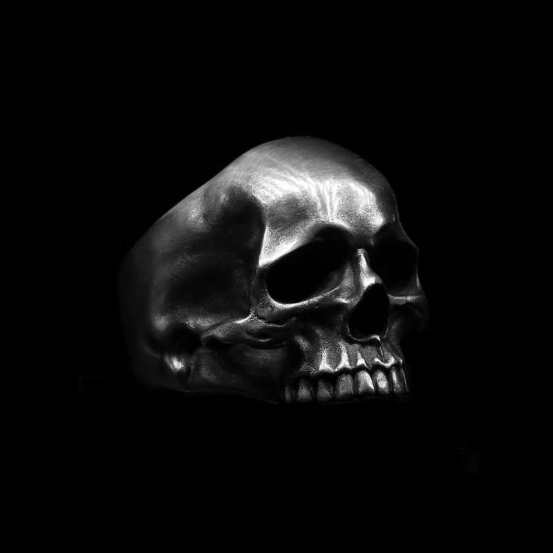 Keith richards skull ring 925 Silver Skull rings for men