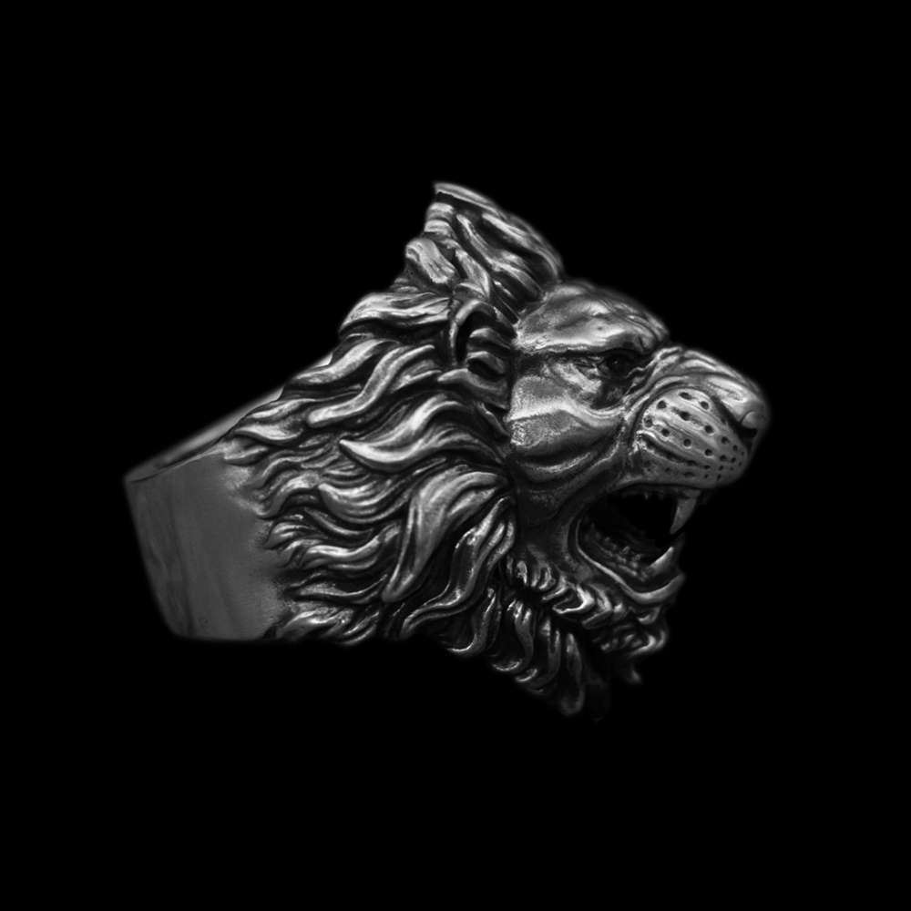Simba Lion Ring | Enchanting Lion Ring a Sterling Silver Treasures