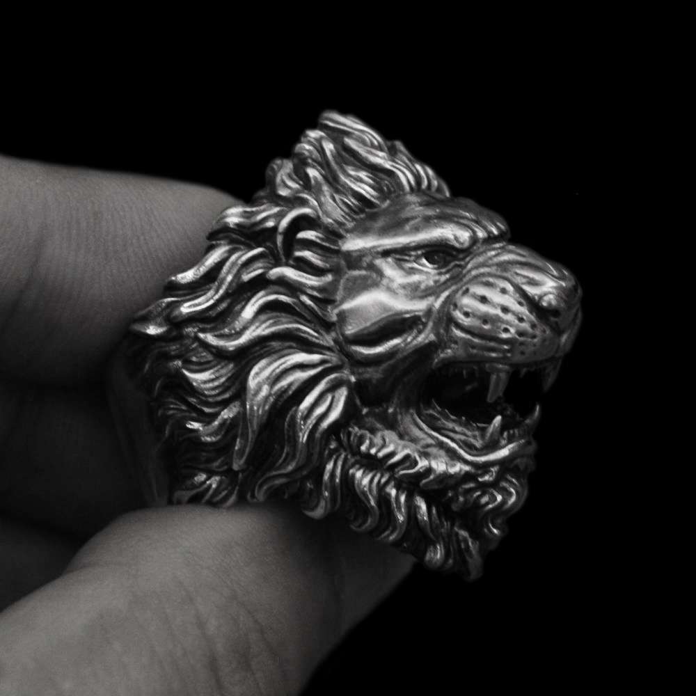 Simba Lion Ring | Enchanting Lion Ring a Sterling Silver Treasures